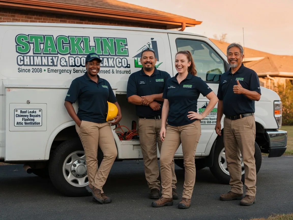 Chimney flashing repair company in Teague, TX